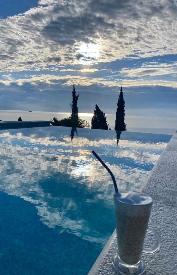 Villa Lovran - 150M To The Beach - Infinity Pool - Incredible Sea View - Fitness Room エクステリア 写真