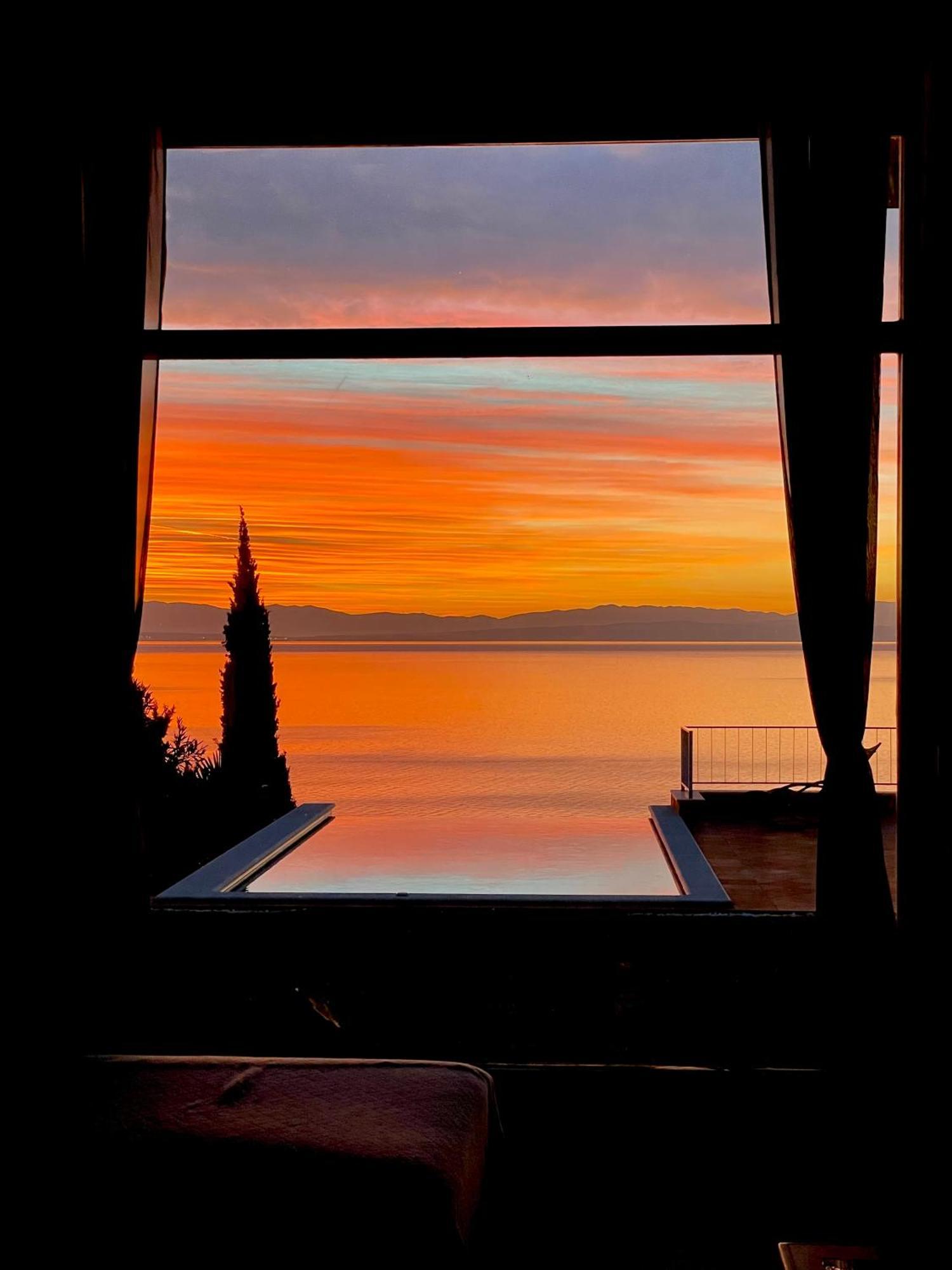 Villa Lovran - 150M To The Beach - Infinity Pool - Incredible Sea View - Fitness Room エクステリア 写真