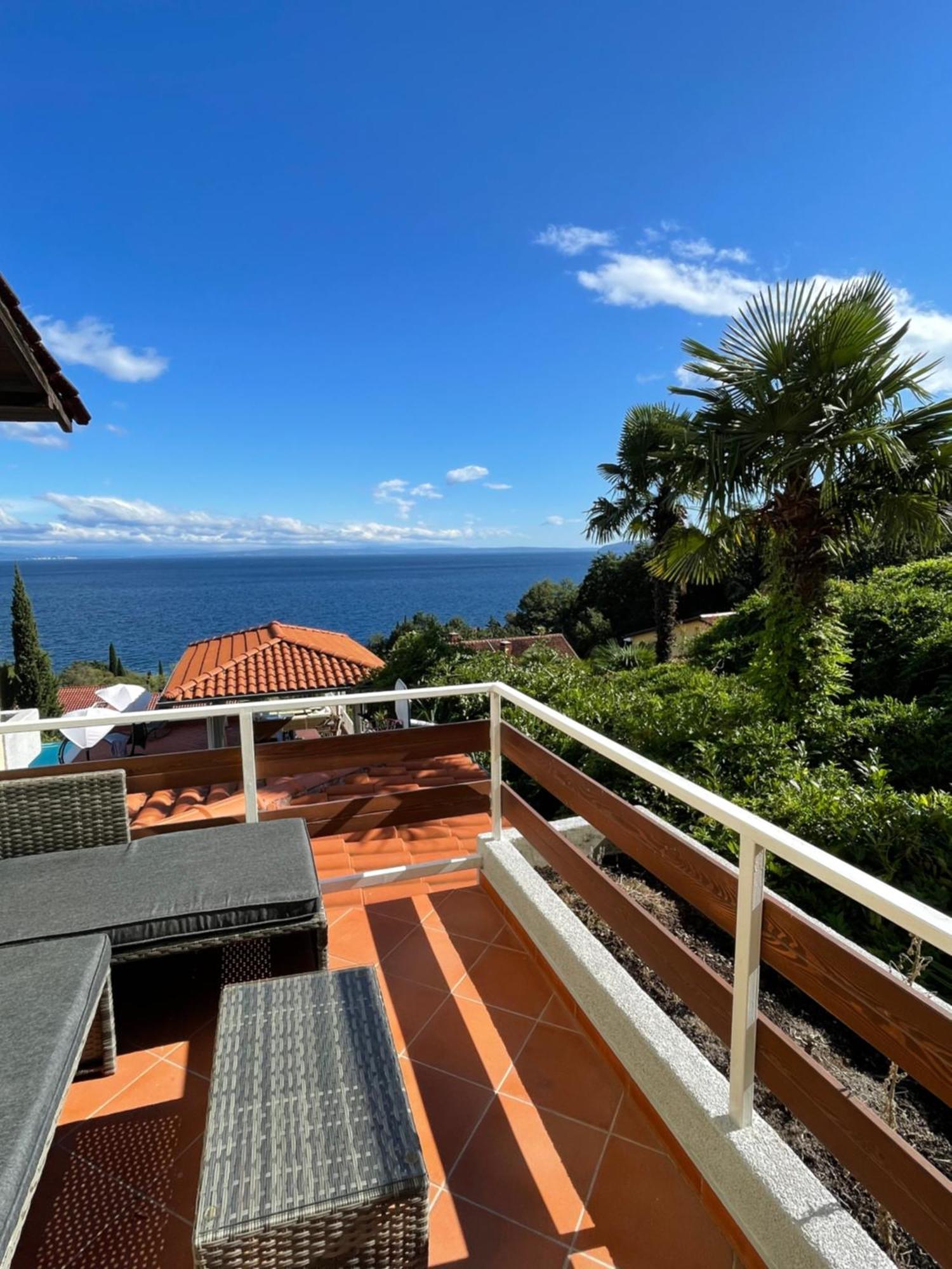 Villa Lovran - 150M To The Beach - Infinity Pool - Incredible Sea View - Fitnessraum エクステリア 写真