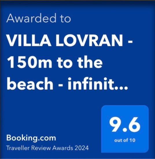 Villa Lovran - 150M To The Beach - Infinity Pool - Incredible Sea View - Fitness Room エクステリア 写真